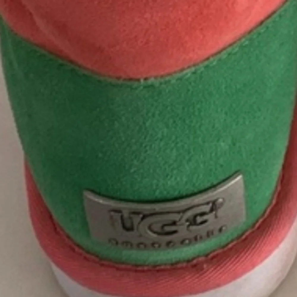 UGG Pinkb And Green Winter Boots